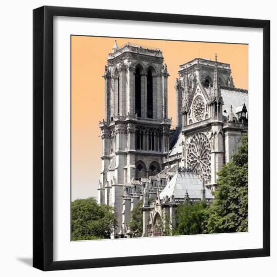 Paris Focus - Notre Dame Cathedral-Philippe Hugonnard-Framed Photographic Print