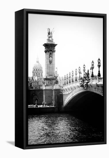 Paris Focus - Paris City Bridge-Philippe Hugonnard-Framed Premier Image Canvas