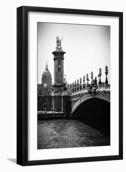 Paris Focus - Paris City Bridge-Philippe Hugonnard-Framed Photographic Print