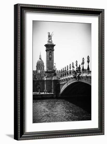 Paris Focus - Paris City Bridge-Philippe Hugonnard-Framed Photographic Print