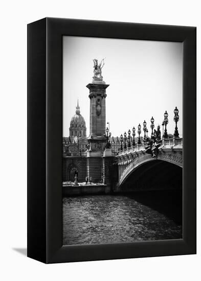 Paris Focus - Paris City Bridge-Philippe Hugonnard-Framed Premier Image Canvas