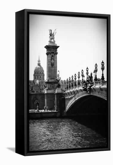 Paris Focus - Paris City Bridge-Philippe Hugonnard-Framed Premier Image Canvas