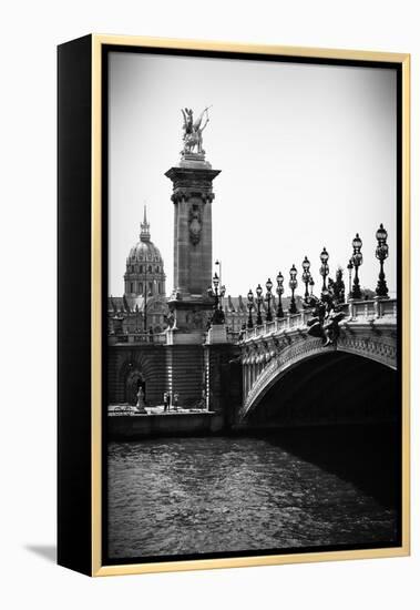 Paris Focus - Paris City Bridge-Philippe Hugonnard-Framed Premier Image Canvas