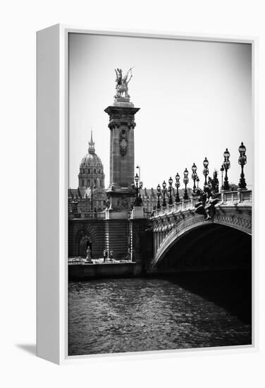 Paris Focus - Paris City Bridge-Philippe Hugonnard-Framed Premier Image Canvas