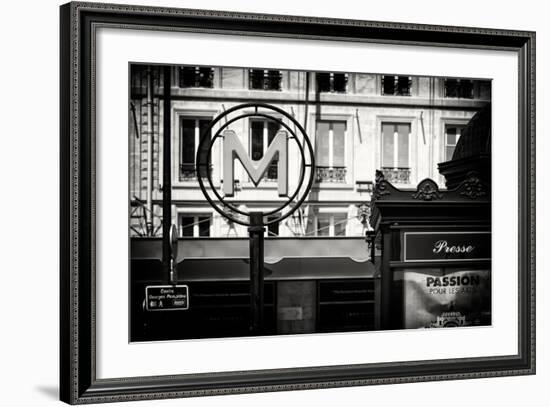 Paris Focus - Paris Métro-Philippe Hugonnard-Framed Photographic Print