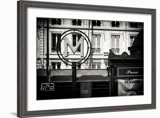 Paris Focus - Paris Métro-Philippe Hugonnard-Framed Photographic Print