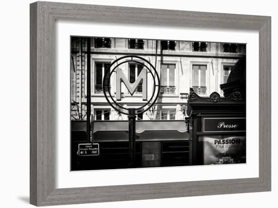 Paris Focus - Paris Métro-Philippe Hugonnard-Framed Photographic Print