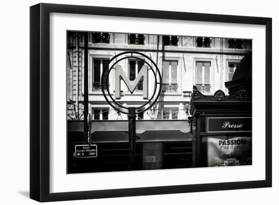 Paris Focus - Paris Métro-Philippe Hugonnard-Framed Photographic Print