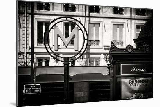 Paris Focus - Paris Métro-Philippe Hugonnard-Mounted Photographic Print