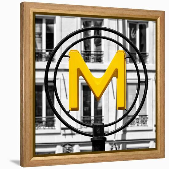 Paris Focus - Paris Métro-Philippe Hugonnard-Framed Premier Image Canvas