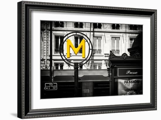 Paris Focus - Paris Métro-Philippe Hugonnard-Framed Photographic Print