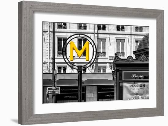 Paris Focus - Paris Métro-Philippe Hugonnard-Framed Photographic Print