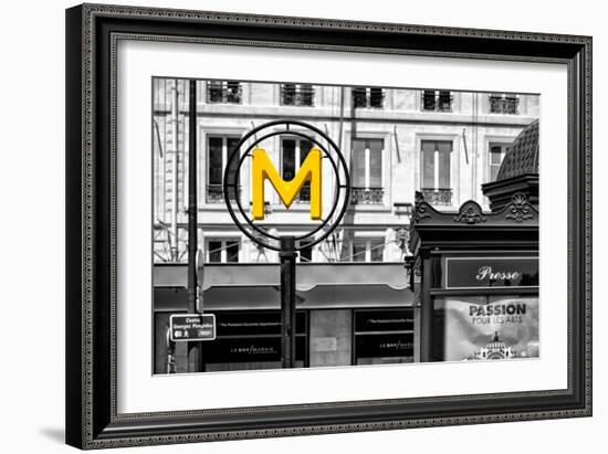 Paris Focus - Paris Métro-Philippe Hugonnard-Framed Photographic Print