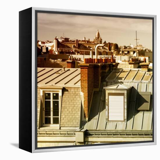 Paris Focus - Paris Roofs-Philippe Hugonnard-Framed Premier Image Canvas