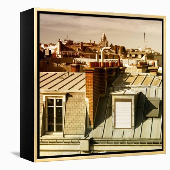 Paris Focus - Paris Roofs-Philippe Hugonnard-Framed Premier Image Canvas