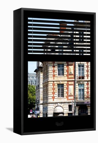 Paris Focus - Paris Window View-Philippe Hugonnard-Framed Premier Image Canvas