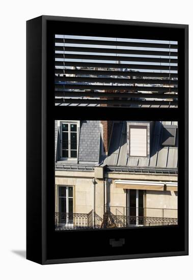 Paris Focus - Paris Window View-Philippe Hugonnard-Framed Premier Image Canvas