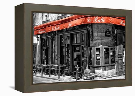 Paris Focus - Parisian Bar-Philippe Hugonnard-Framed Premier Image Canvas