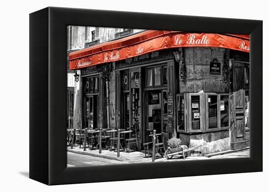 Paris Focus - Parisian Bar-Philippe Hugonnard-Framed Premier Image Canvas