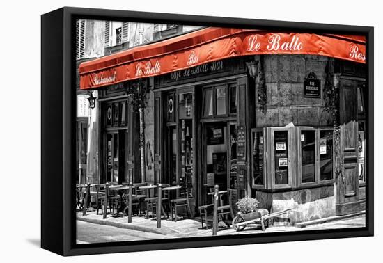 Paris Focus - Parisian Bar-Philippe Hugonnard-Framed Premier Image Canvas