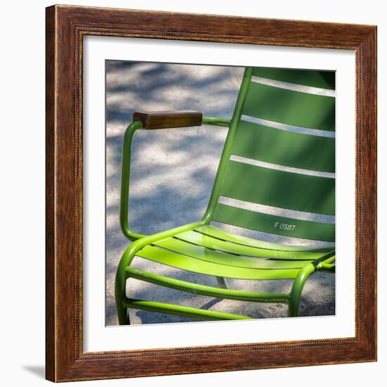 Paris Focus - Parisian Garden Chair-Philippe Hugonnard-Framed Photographic Print