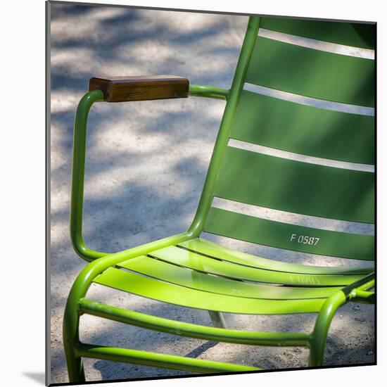 Paris Focus - Parisian Garden Chair-Philippe Hugonnard-Mounted Photographic Print
