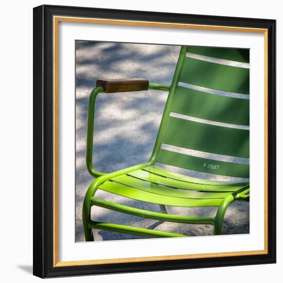 Paris Focus - Parisian Garden Chair-Philippe Hugonnard-Framed Photographic Print