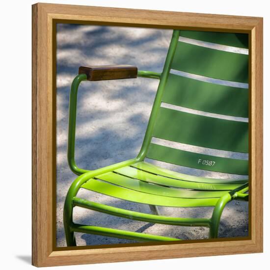 Paris Focus - Parisian Garden Chair-Philippe Hugonnard-Framed Premier Image Canvas