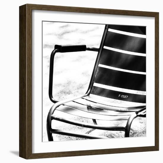 Paris Focus - Parisian Garden Chair-Philippe Hugonnard-Framed Photographic Print