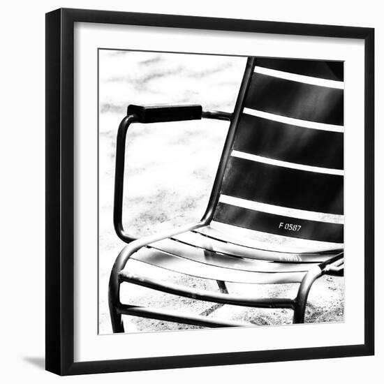 Paris Focus - Parisian Garden Chair-Philippe Hugonnard-Framed Photographic Print