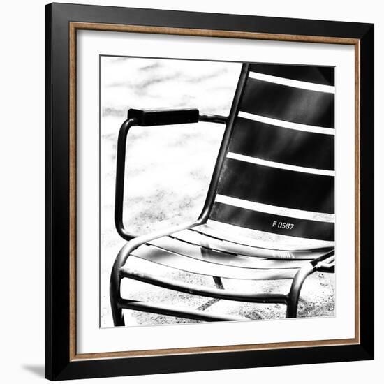 Paris Focus - Parisian Garden Chair-Philippe Hugonnard-Framed Photographic Print