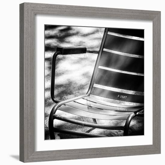 Paris Focus - Parisian Garden Chair-Philippe Hugonnard-Framed Photographic Print