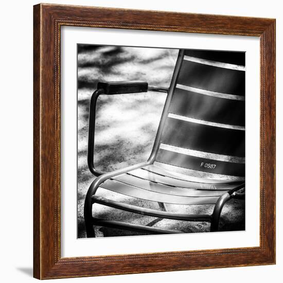 Paris Focus - Parisian Garden Chair-Philippe Hugonnard-Framed Photographic Print