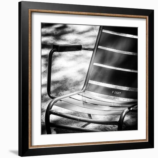 Paris Focus - Parisian Garden Chair-Philippe Hugonnard-Framed Photographic Print