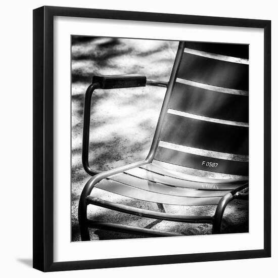 Paris Focus - Parisian Garden Chair-Philippe Hugonnard-Framed Photographic Print