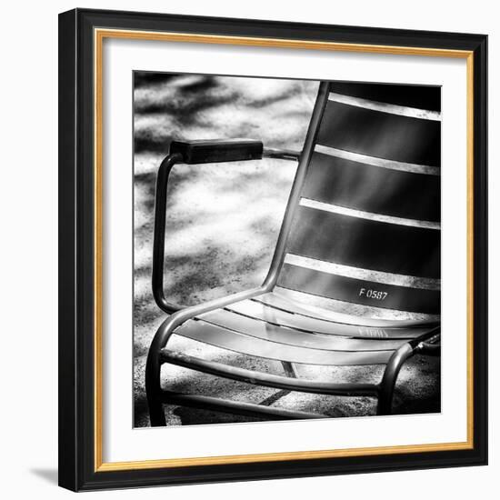 Paris Focus - Parisian Garden Chair-Philippe Hugonnard-Framed Photographic Print