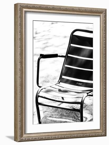 Paris Focus - Parisian Garden Chair-Philippe Hugonnard-Framed Photographic Print