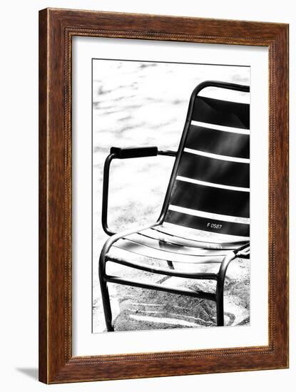 Paris Focus - Parisian Garden Chair-Philippe Hugonnard-Framed Photographic Print