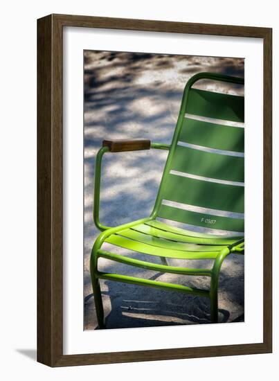 Paris Focus - Parisian Garden Chair-Philippe Hugonnard-Framed Photographic Print