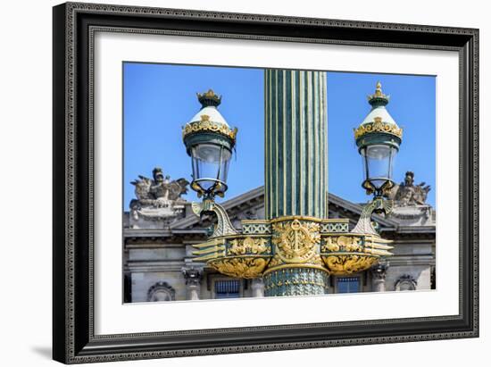 Paris Focus - Parisian Lamppost-Philippe Hugonnard-Framed Photographic Print