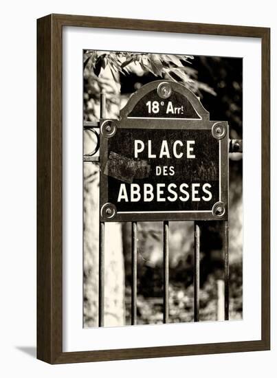 Paris Focus - Place des Abbesses - Montmartre-Philippe Hugonnard-Framed Photographic Print