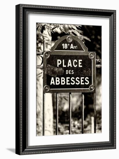 Paris Focus - Place des Abbesses - Montmartre-Philippe Hugonnard-Framed Photographic Print