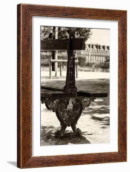 Paris Focus - Public Bench-Philippe Hugonnard-Framed Photographic Print