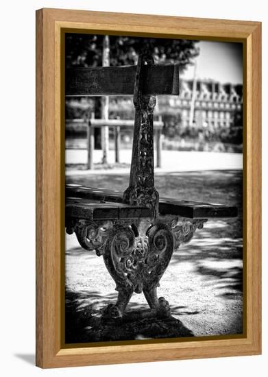 Paris Focus - Public Bench-Philippe Hugonnard-Framed Premier Image Canvas