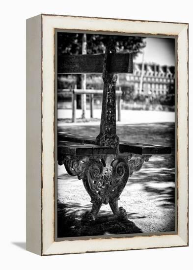 Paris Focus - Public Bench-Philippe Hugonnard-Framed Premier Image Canvas