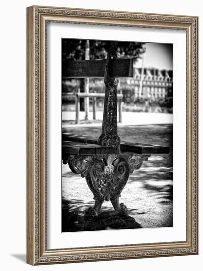 Paris Focus - Public Bench-Philippe Hugonnard-Framed Photographic Print