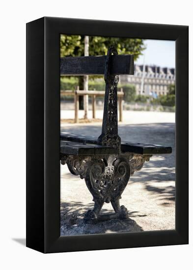 Paris Focus - Public Bench-Philippe Hugonnard-Framed Premier Image Canvas