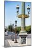 Paris Focus - Row of Lamps-Philippe Hugonnard-Mounted Photographic Print