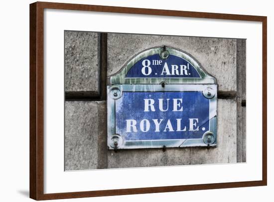 Paris Focus - Rue Royale-Philippe Hugonnard-Framed Photographic Print