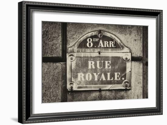 Paris Focus - Rue Royale-Philippe Hugonnard-Framed Photographic Print